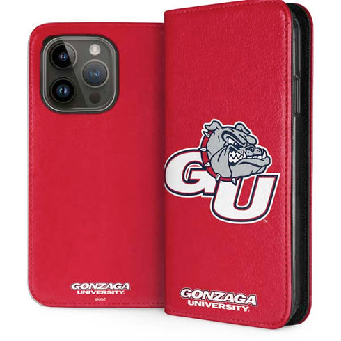 Gonzaga University GU Bulldogs iPhone 15 Pro Folio Case